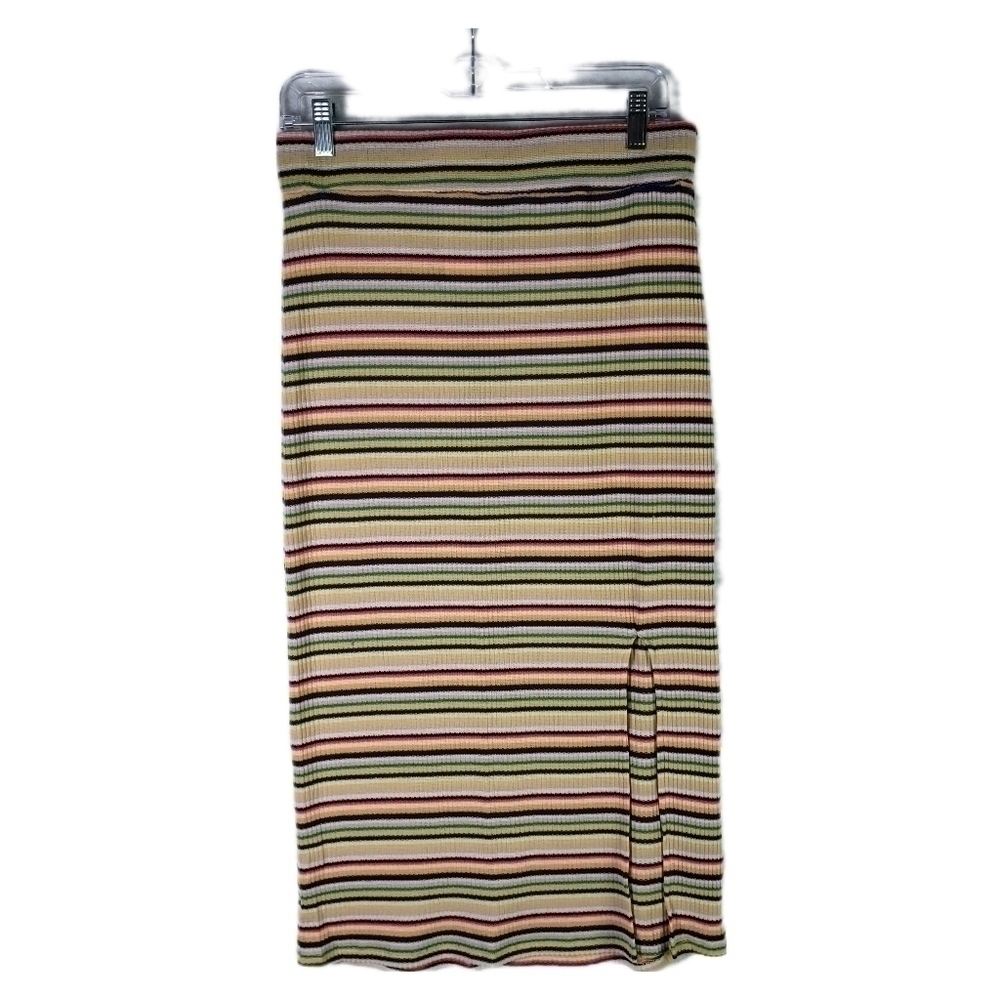 Buffalo David Bitton  Midland Rainbow Stripe Knit Skirt
